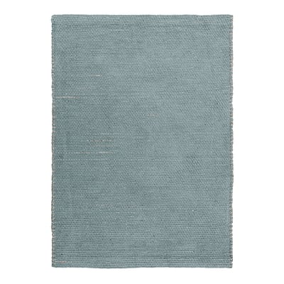 Tapis artisanal en jute et coton chenille   ROSTYLE THE DECO FACTORY