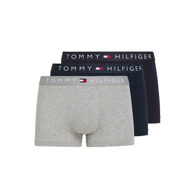 Lot de 3 boxers unis TOMMY HILFIGER