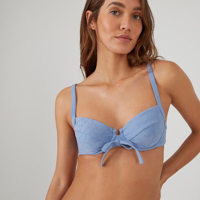 Haut de maillot de bain ampliforme maille texturée LA REDOUTE COLLECTIONS