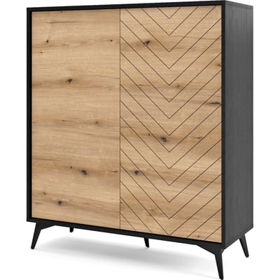 Commode haute bois collection BOULIA RECOLLECTION