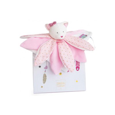 Coffret doudou pétales Chat Attrape-rêves DOUDOU ET COMPAGNIE