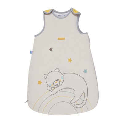 Gigoteuse 0/1m en coton bio estevan ouverture integrale SUCRE D'ORGE