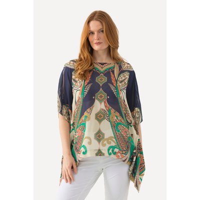 Blouse oversize en mousseline. Décolleté ULLA POPKEN