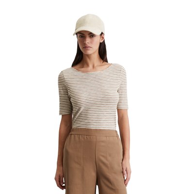 T-shirt rayé slim en jersey de coton organique MARC O'POLO