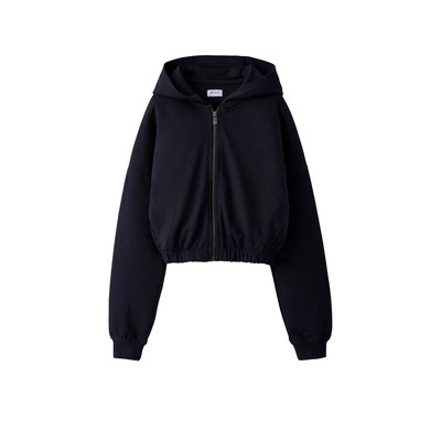 Sweat cropped zippé à capuche JONEN