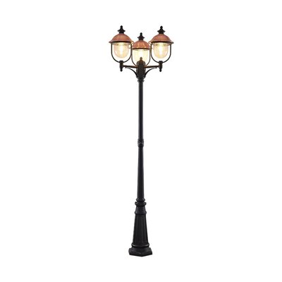 Lampadaire extérieur en aluminium vintage LINDBY