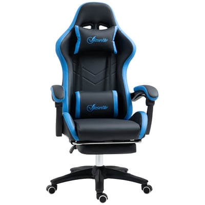 Fauteuil gaming Polyuréthane Noir HOMCOM