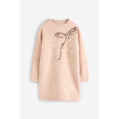 Robe pull à sequins avec nœud NEXT