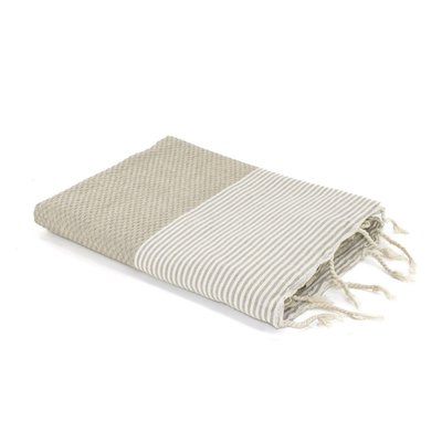 Fouta nid d'abeille coton IBIZA FEBRONIE