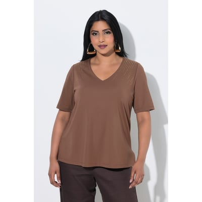 T-shirt avec strass fantaisie ULLA POPKEN