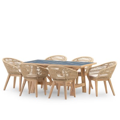 Salon de jardin, 6 chaises, BISBAL & PROVENZA DEFORA HOME