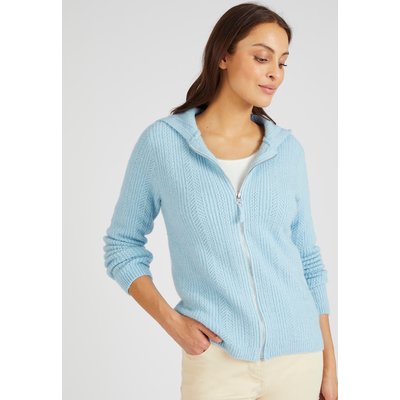 Gilet à capuche avec laine et alpaga DAMART