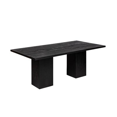 Table à manger en bois en manguier noir  VIVIEN MADE IN MEUBLES 