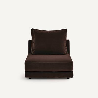 Chauffeuse modulable en velours, TIBERIO AM.PM