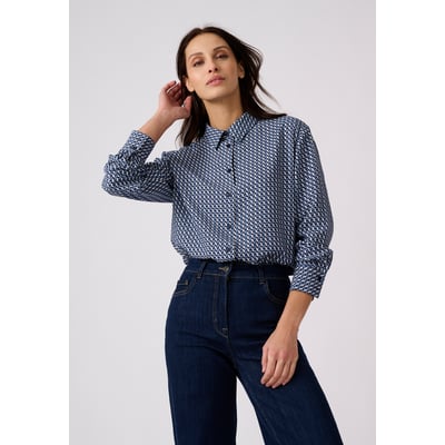 Chemisier imprimé graphique pure viscose DAMART