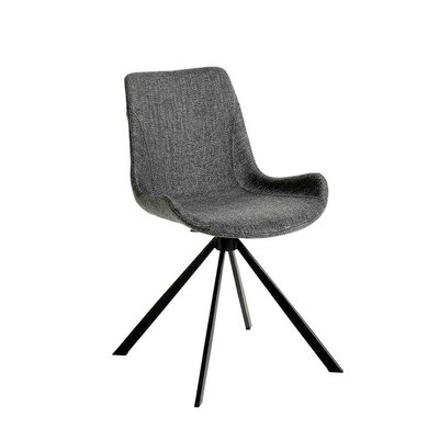 Chaise pivotante en tissu et acier ANGEL CERDA