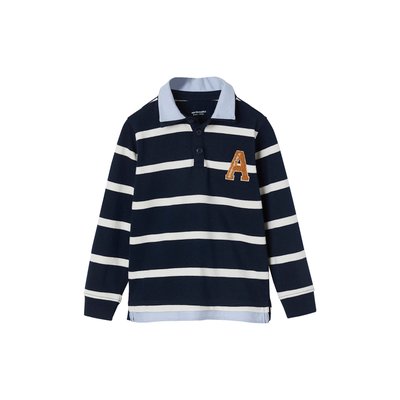 Polo rayé effet 2 en 1. VERTBAUDET