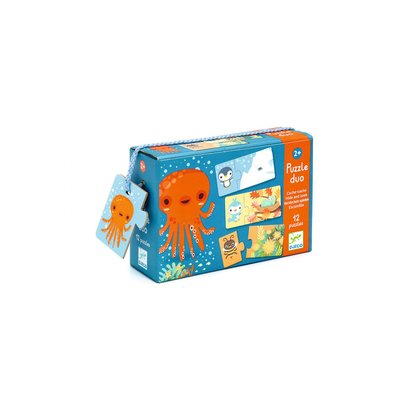 Puzzle duo-trio Puzzle duo cache-cache DJECO