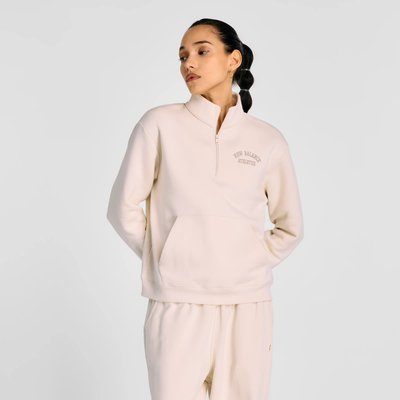 Graphic Quarter Zip col montant manches longues. NEW BALANCE