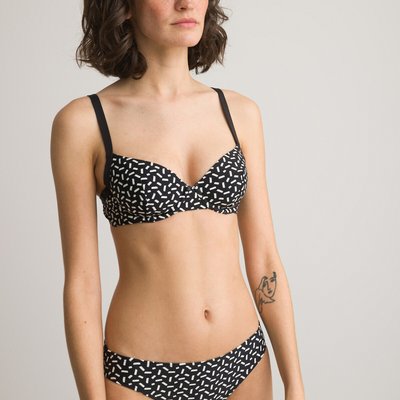 LA REDOUTE COLLECTIONS Haut de maillot de bain emboîtant, motif graphique