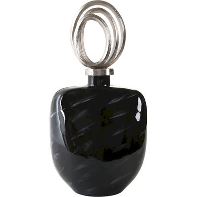 Vase décoratif  argenté en verre et aluminium moderne RECOLLECTION