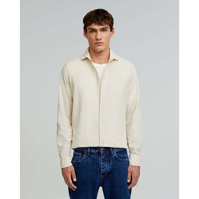 Chemise à rayures skull avec patte de boutonnage SCALPERS