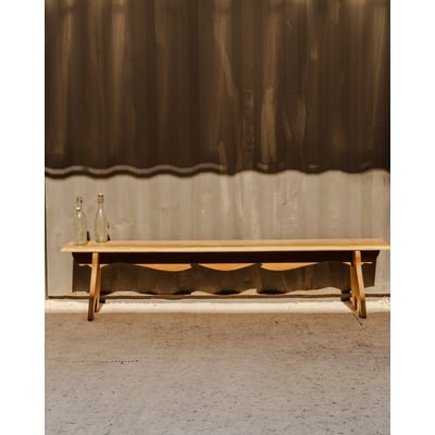 Banc en chêne Antoine N°498 - Bon état DEBONGOUT