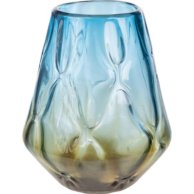 Vase décoratif en verre soufflé  et ambre élégant RECOLLECTION