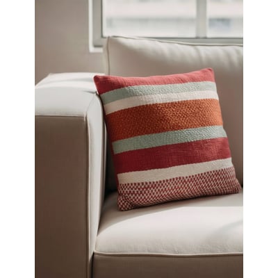 Coussin 100% Coton Rayures -MICO KENAY