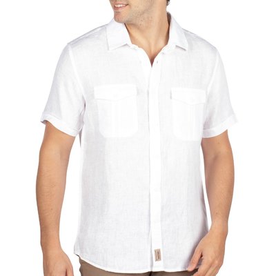 Chemise lin manches courtes SHILTON