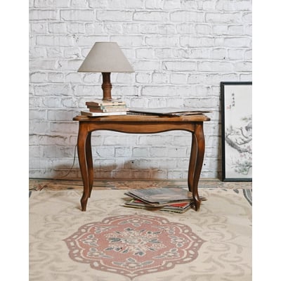 Elégante table d'appoint en bois Francine N°1521 - Bon état DEBONGOUT