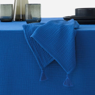 Kumla Cotton Muslin Tablecloth LA REDOUTE INTERIEURS