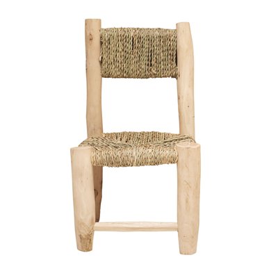 Chaise enfant bois de laurier et doum HOME MAISON