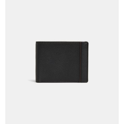 Porte-cartes brutus 2 volets cuir grainé GALERIES LAFAYETTE