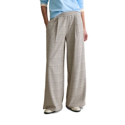 Pantalon à carreaux wide avec du polyester recyclé MARC O’POLO DENIM