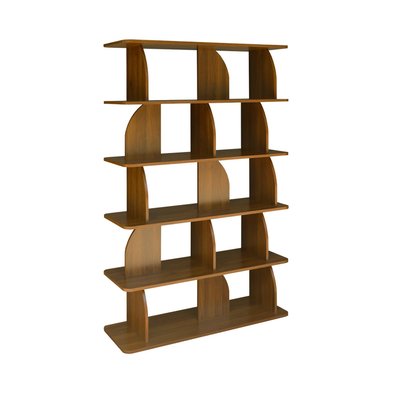 Etagère, bibliothèque exotique décor bois 5 niveaux  ALVA SWEEEK