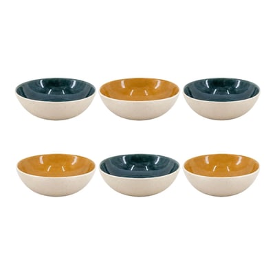Lot de 6 assiettes creuses, CORALIA ARTIME