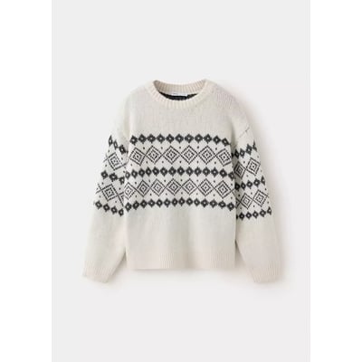 Pull en maille frise MANGO KIDS