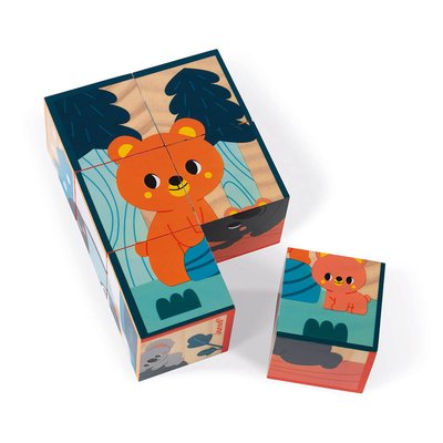 Cubes En Bois Animaux JANOD