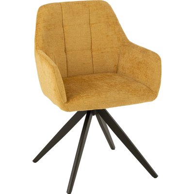 Chaise lounge acier acrylique ocre design confort contemporain RECOLLECTION