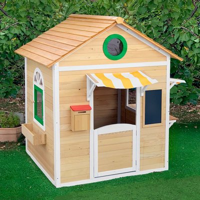 Cabane marchande en bois peint CEMONJARDIN