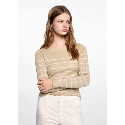 Pull-over côtelé à rayures MANGO TEEN