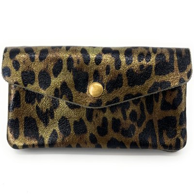 Pochette porte-monnaie en cuir irisé italien COMPO JUNGLE OH MY BAG