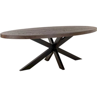 Table à manger ovale chêne  pied araignée RECOLLECTION
