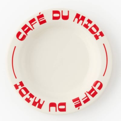 Vide poche,14x14x2,6cm, en céramique MONOPRIX