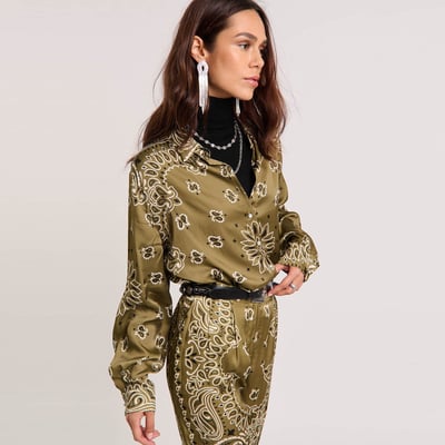 Chemise à motif bandana FAYRUZ WILD