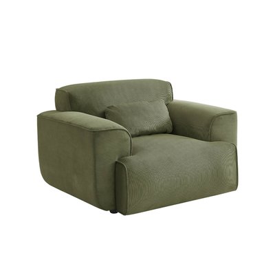 Fauteuil 1 place velours côtelé WALLAS SWEEEK