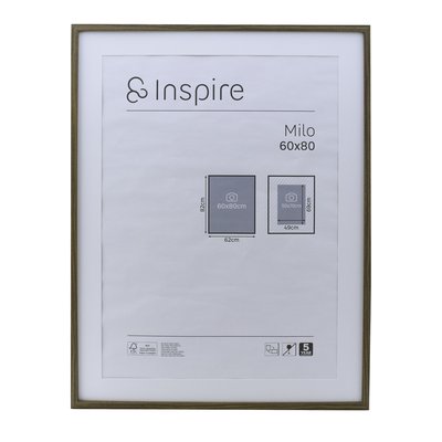 Cadre photo avec passe partout en mdf, MILO INSPIRE