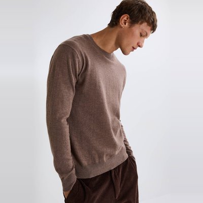 Pull col rond en mélange laine cachemire, Oeko-tex MONOPRIX