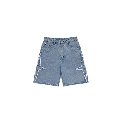 Short denim à détails effilochés PXP PROJECT X